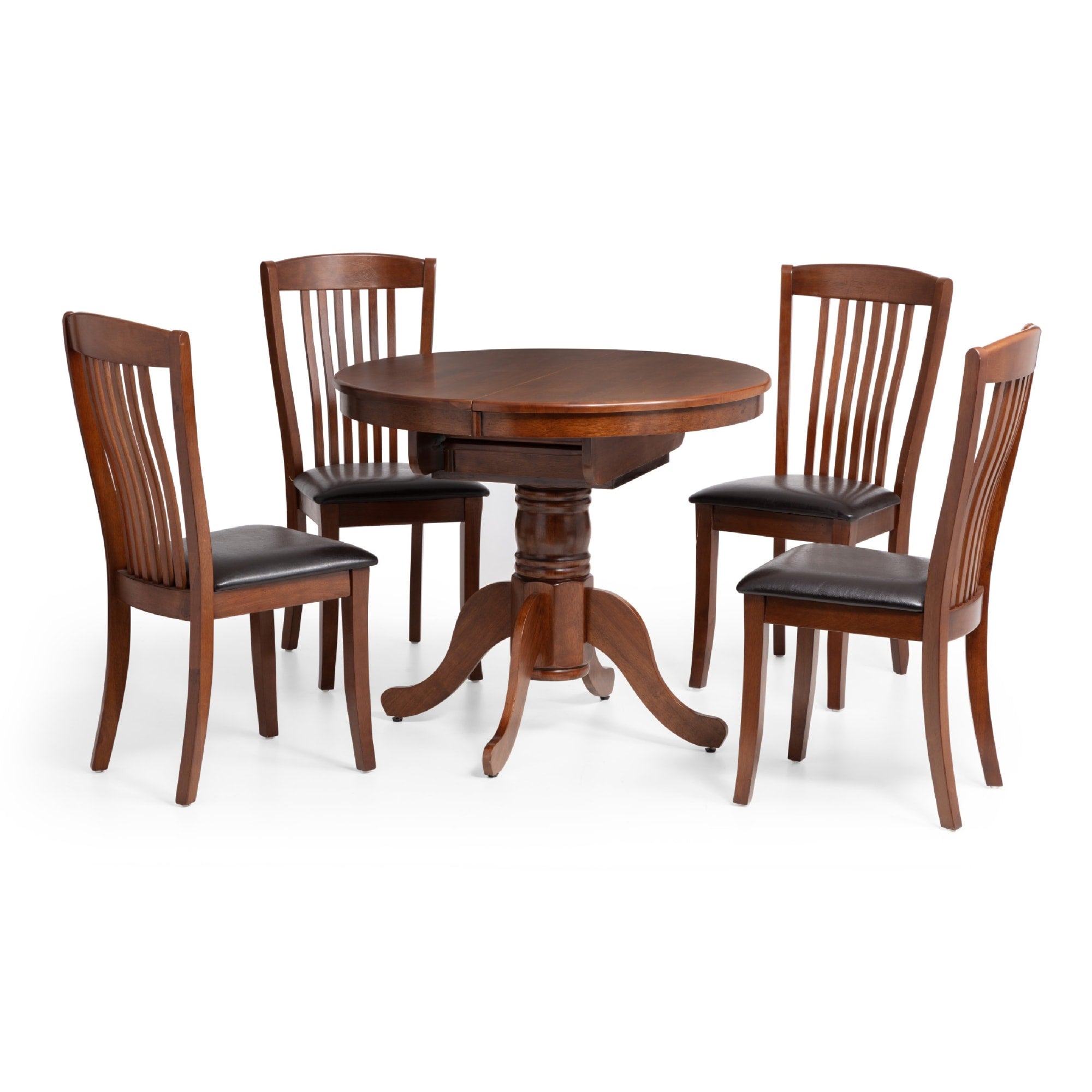 Canterbury Round To Oval Extending Table - Mahogany
