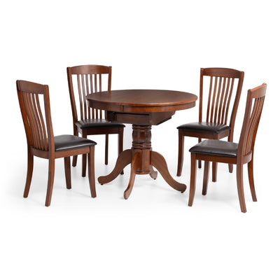 Canterbury Round To Oval Extending Table - Mahogany