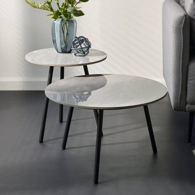 Casper Set of Side Tables Grey