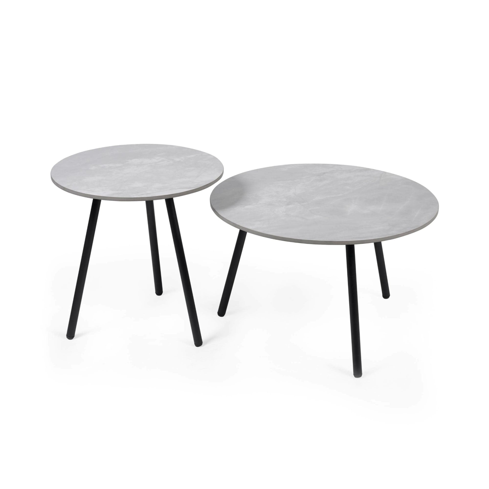 Casper Set of Side Tables Grey