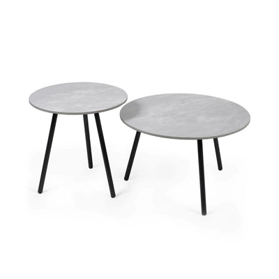 Casper Set of Side Tables Grey