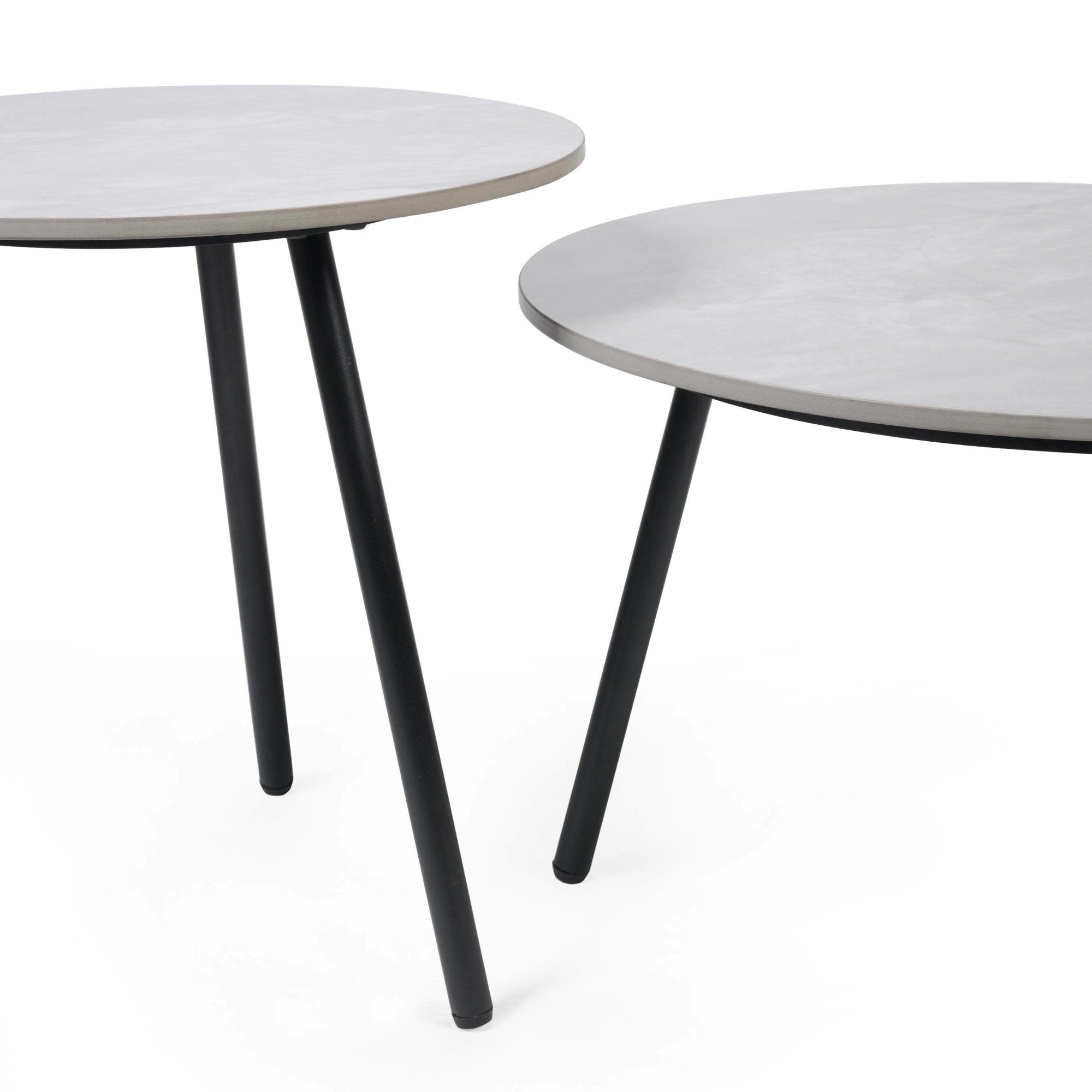 Casper Set of Side Tables Grey