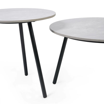 Casper Set of Side Tables Grey