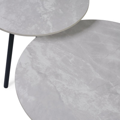 Casper Set of Side Tables Grey