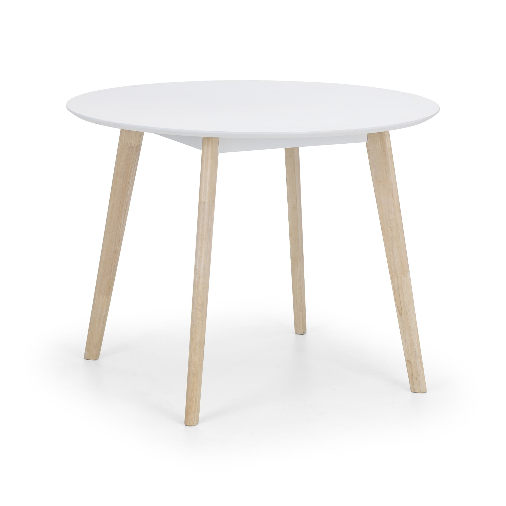 Casa Round Dining Table White/Oak