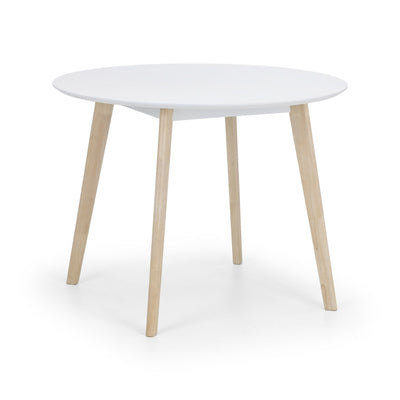 Casa Round Dining Table White/Oak