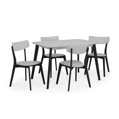 Casa Rectangular Dining Table - Grey/Black
