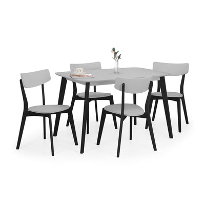Casa Rectangular Dining Table - Grey/Black
