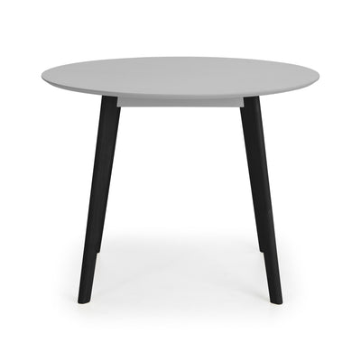 Casa Round Dining Table - Grey/Black
