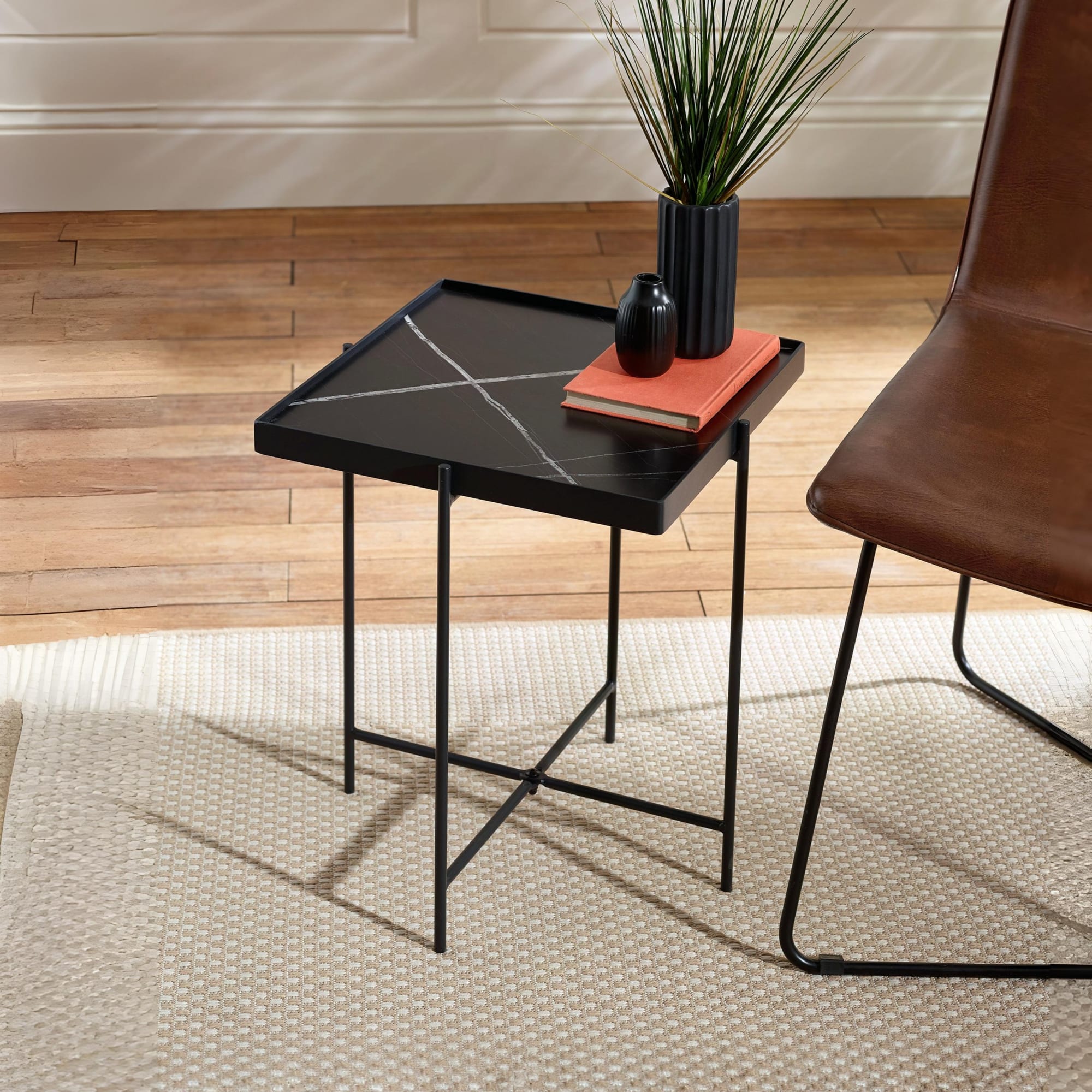 Celia Square 47cm Side Table