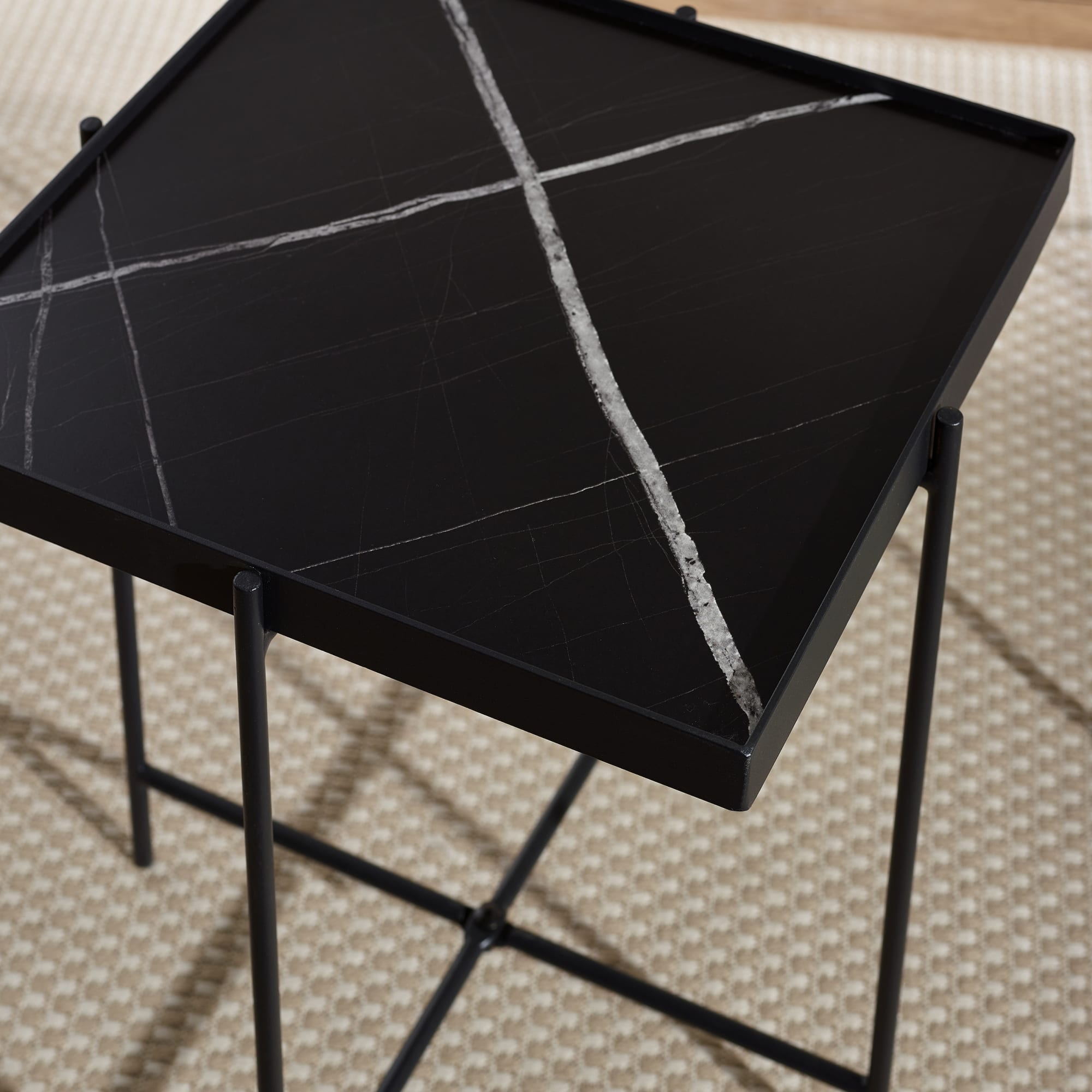 Celia Square 47cm Side Table