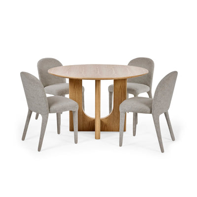 Cellini Oak 120cm Round Dining Table