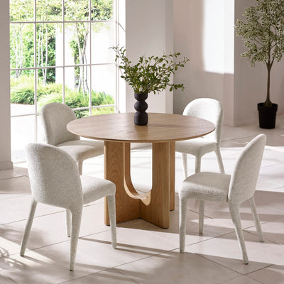 Cellini Oak 120cm Round Dining Table