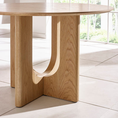 Cellini Oak 120cm Round Dining Table