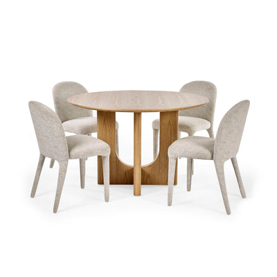 Cellini Oak 120cm Round Dining Table
