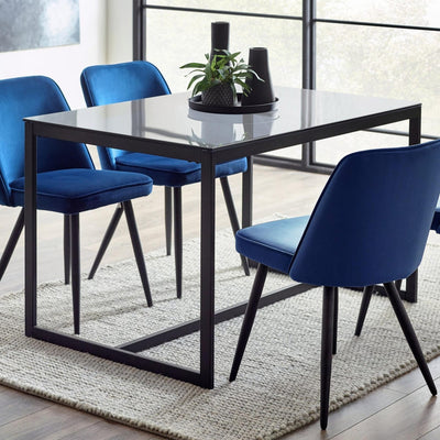 Chicago Dining Table Smoked Glass