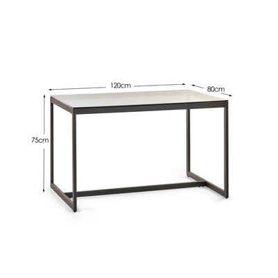 Chicago Dining Table Smoked Glass