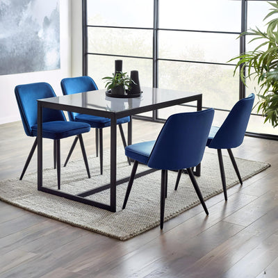 Chicago Dining Table Smoked Glass