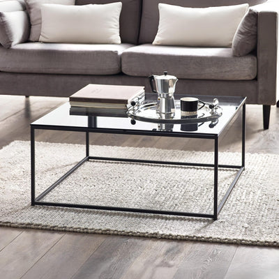 Chicago Square Coffee Table Smoked Glass