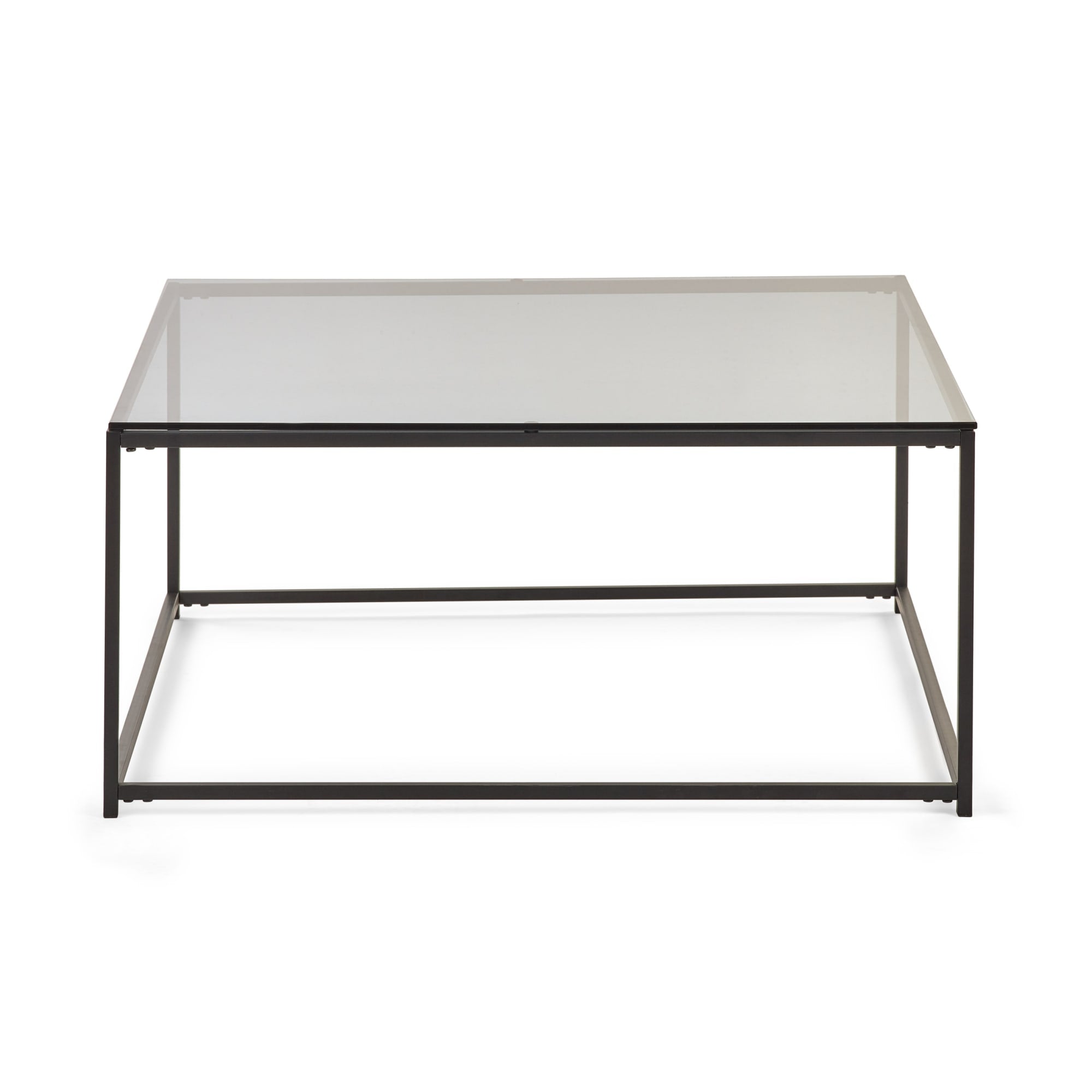 Chicago Square Coffee Table Smoked Glass