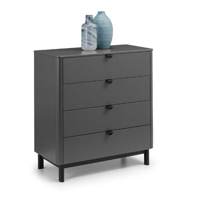 Chloe Storm Grey 4 Drawer Chest