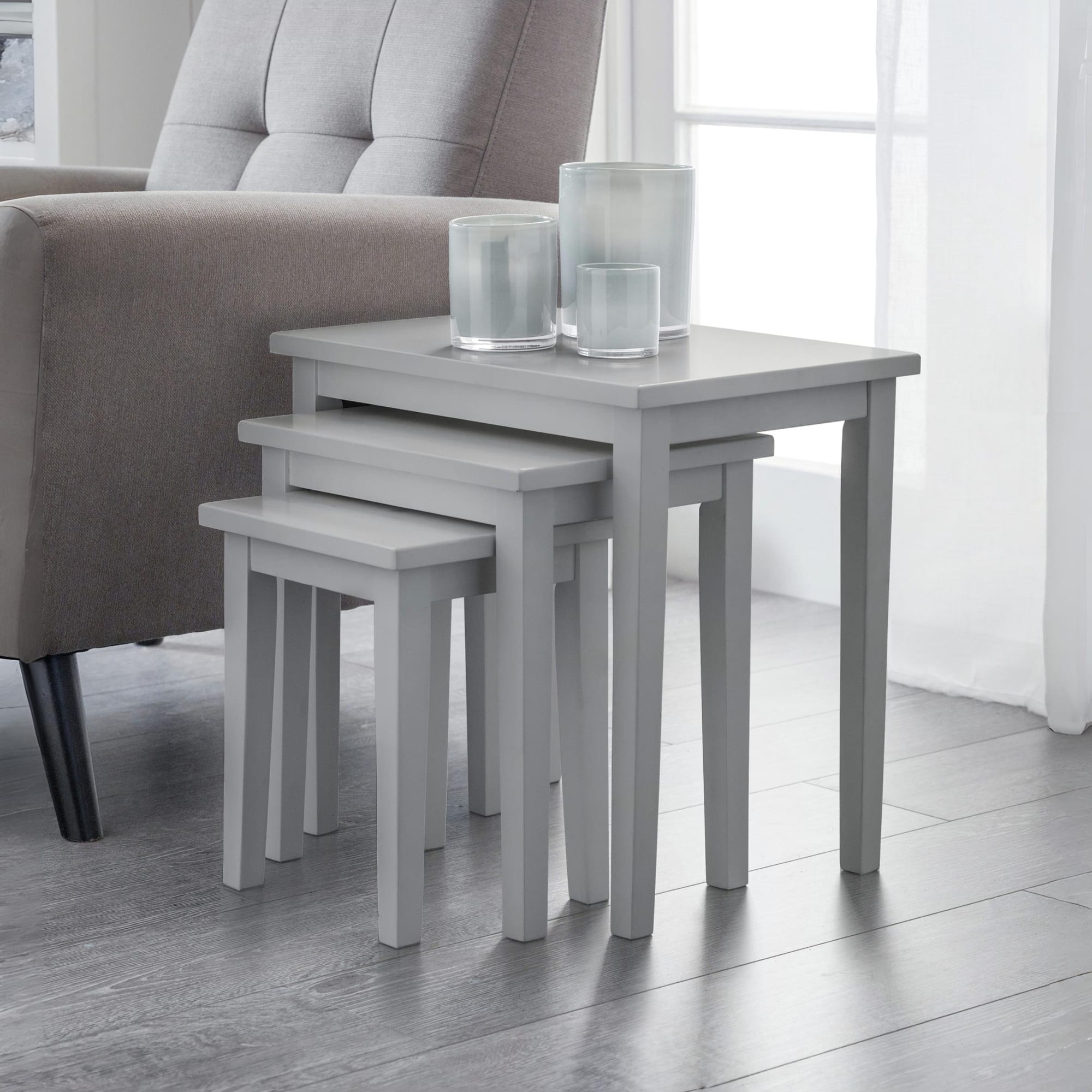 Cleo Nest Of Tables - Grey