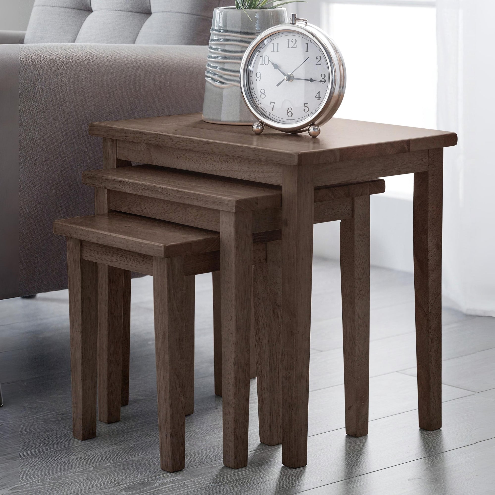 Cleo Walnut Nest of Tables