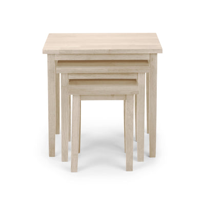 Cleo White Wash Nest of Tables