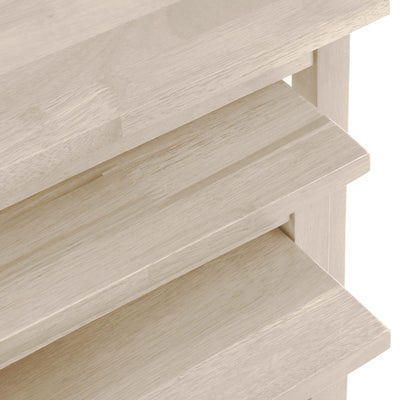 Cleo White Wash Nest of Tables