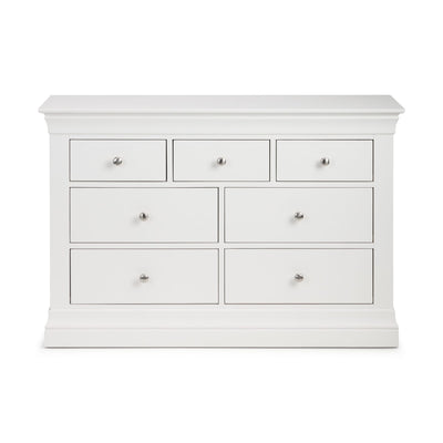 Clermont 4+3 Drawer Chest - Surf White
