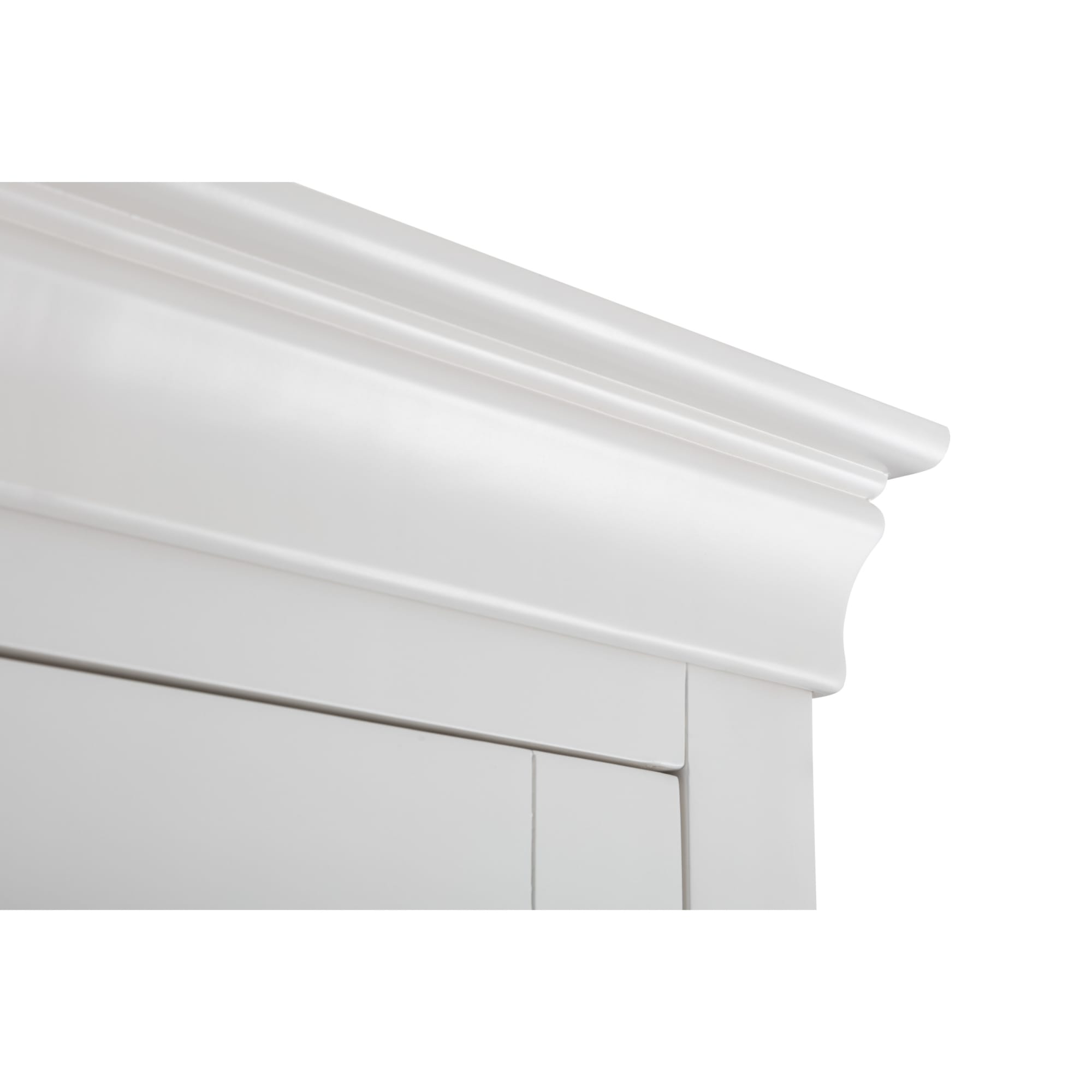 Clermont 2 Door 1 Drawer Wardrobe - Surf White