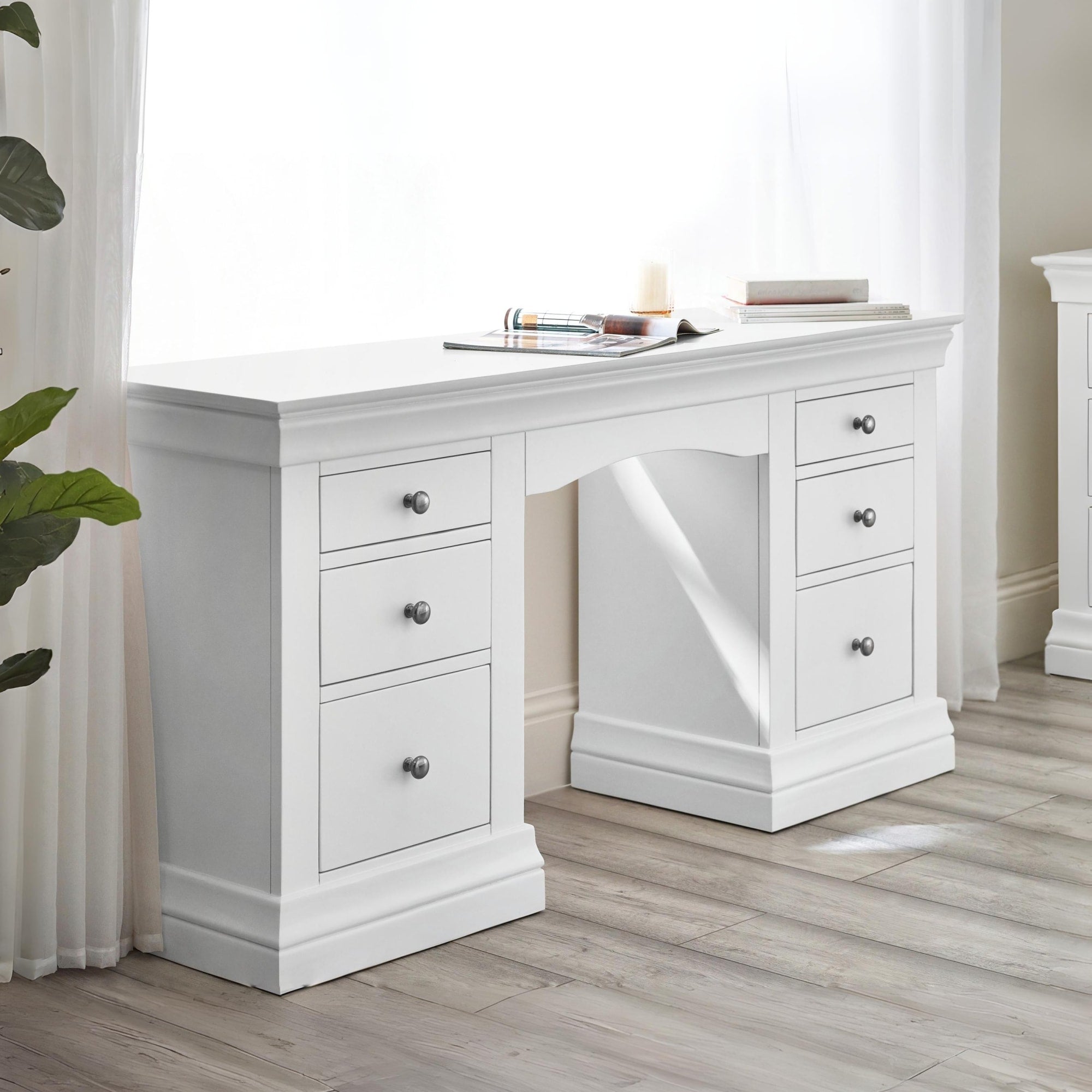 Clermont Dressing Table - Surf White