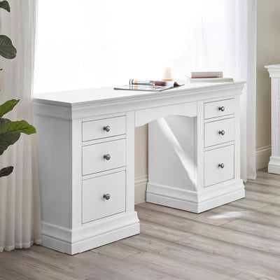 Clermont Dressing Table - Surf White