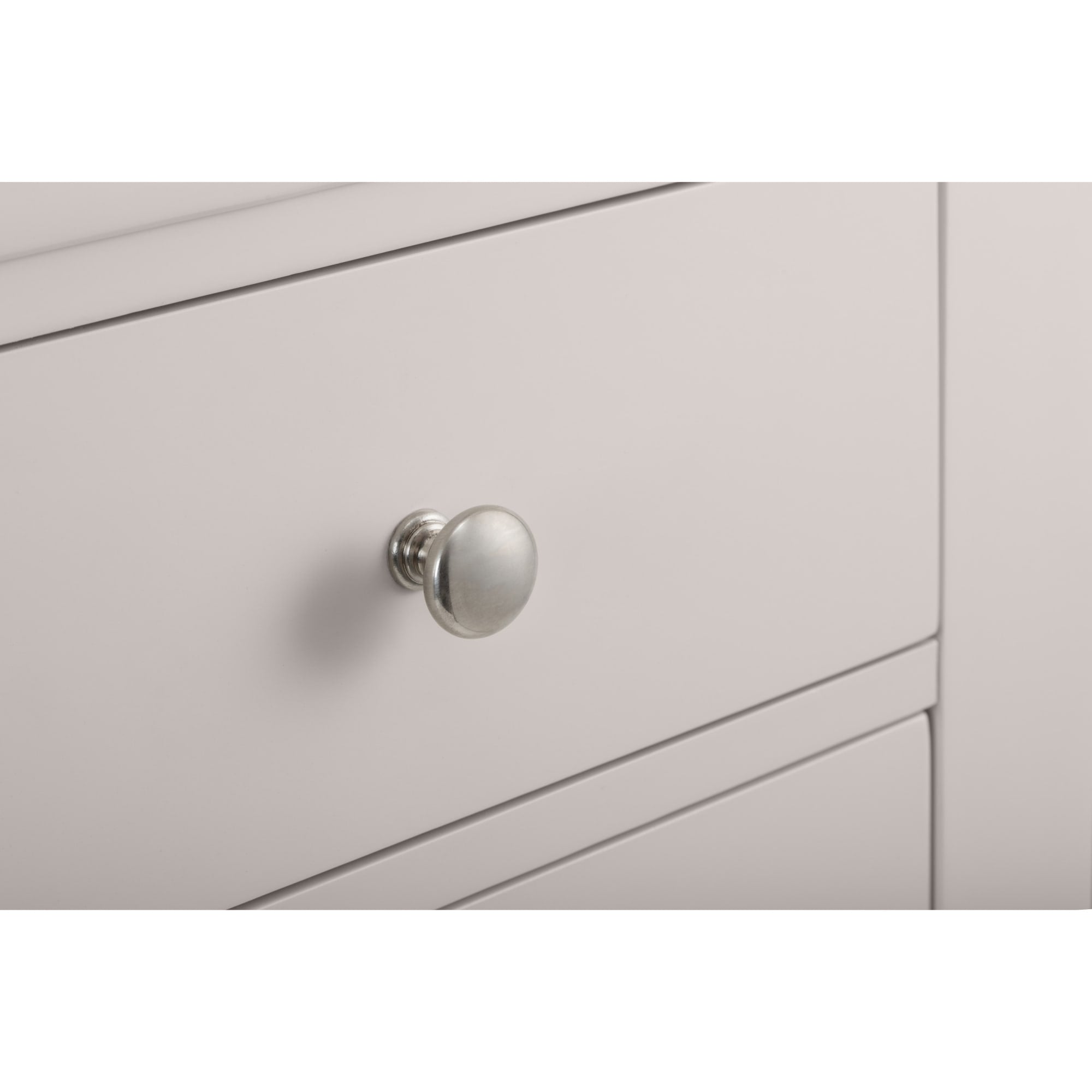 Clermont 2 Drawer Bedside - Light Grey