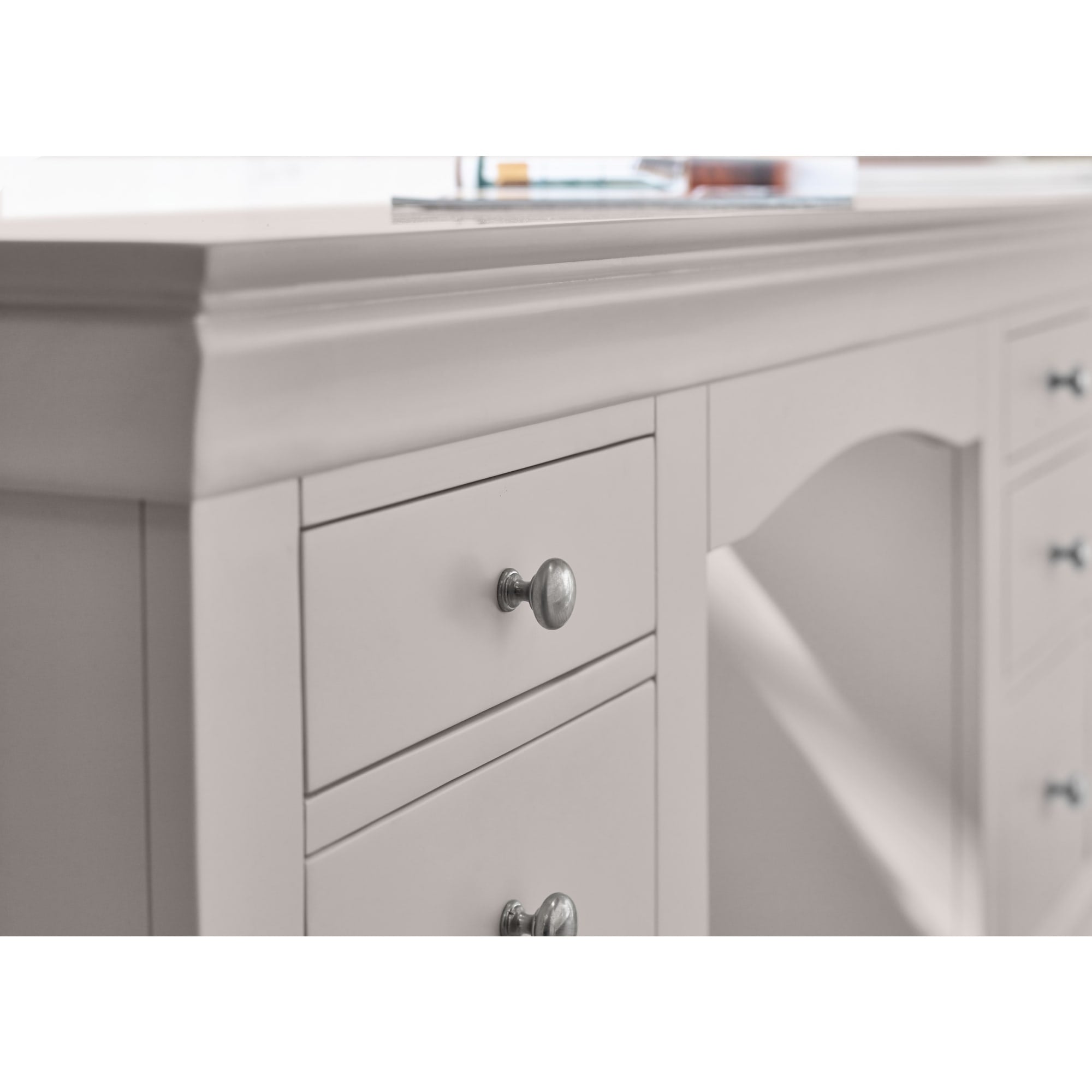 Clermont Dressing Table - Light Grey