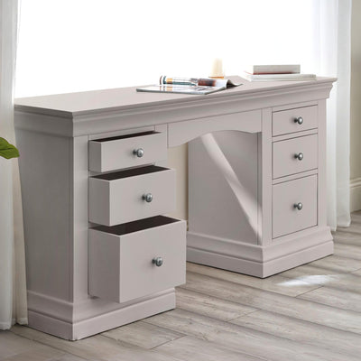 Clermont Dressing Table - Light Grey