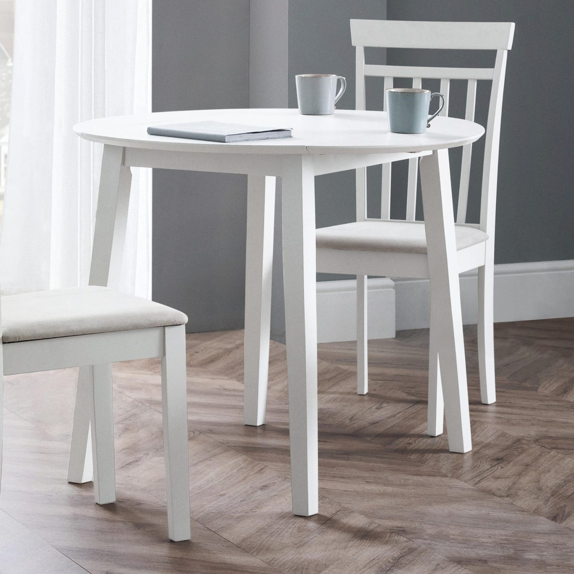 Coast White Dropleaf Table