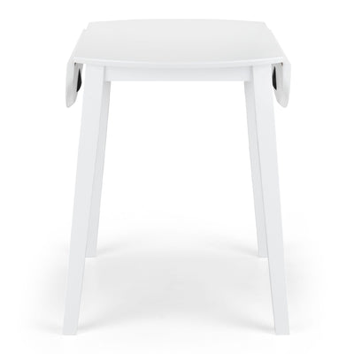 Coast White Dropleaf Table