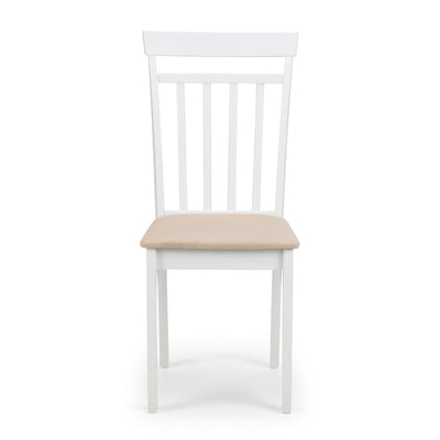 Set Of 2 Coast White Dining Chairs