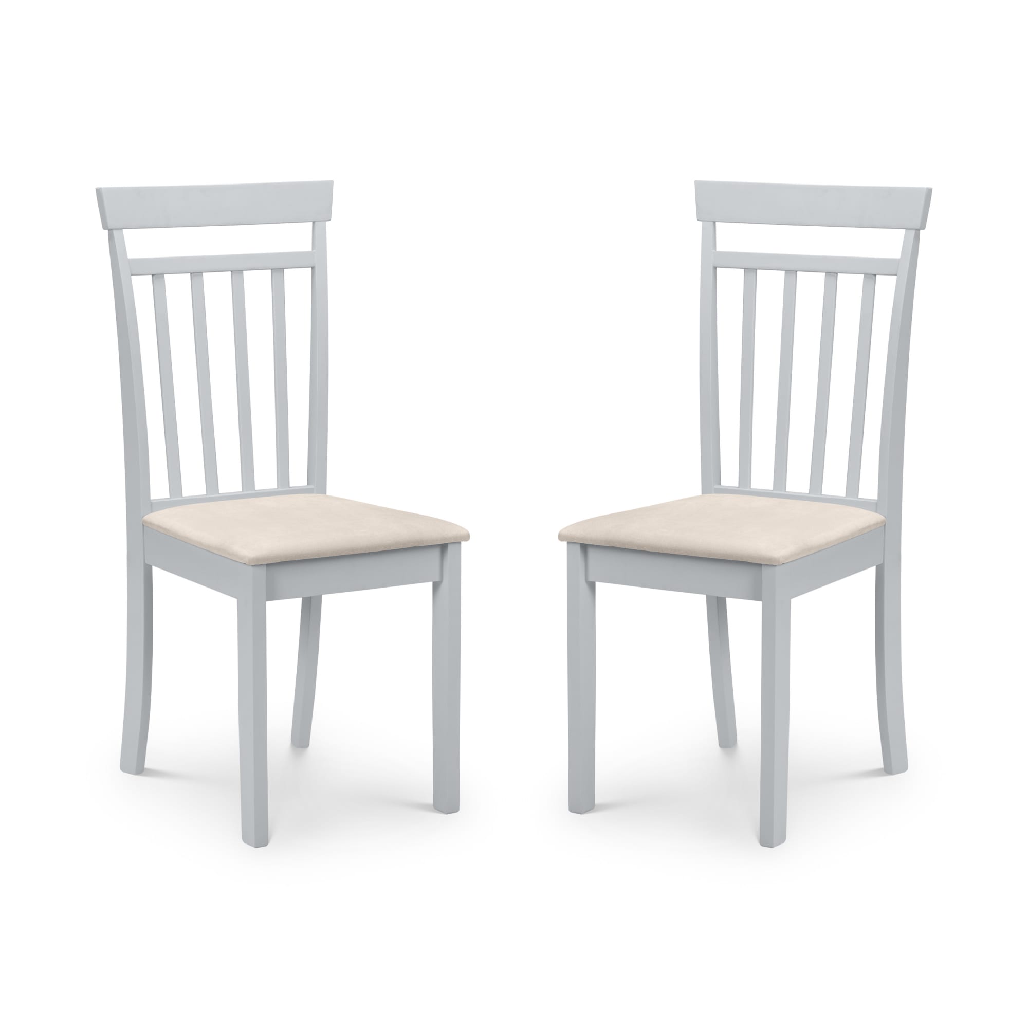 Set Of 2 Coast Grey Dining Chairs