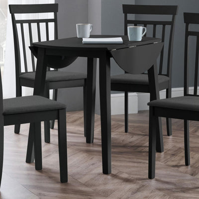 Coast Black Dropleaf Table