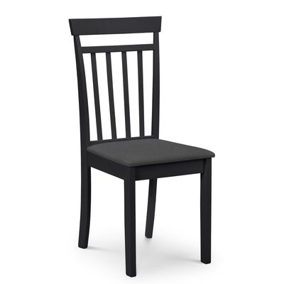 Set Of 2 Coast Black Dining Chairs