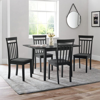 Set Of 2 Coast Black Dining Chairs