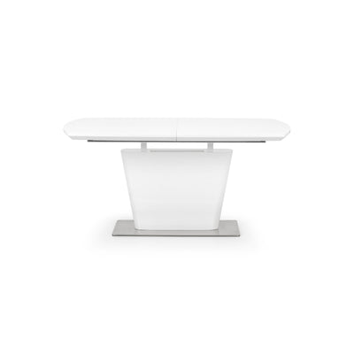 Como High Gloss Extending Table - White