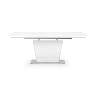 Como High Gloss Extending Table - White