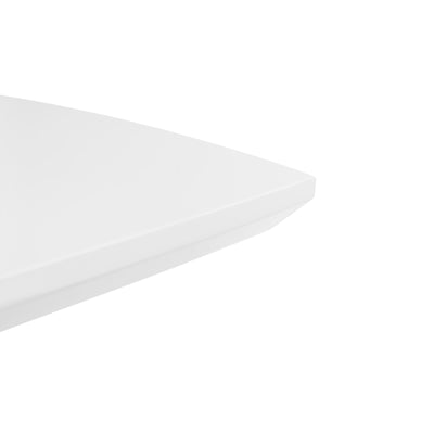 Como High Gloss Extending Table - White