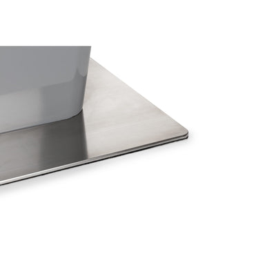 Como High Gloss Extending Table - Grey
