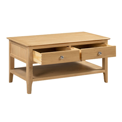 Cotswold Coffee Table With 2 Drawers