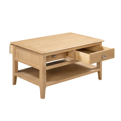 Cotswold Coffee Table With 2 Drawers