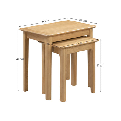 Cotswold Nest Of 2 Tables